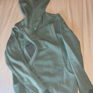 Latched Mama Seafoam Green Nursing Hoodie